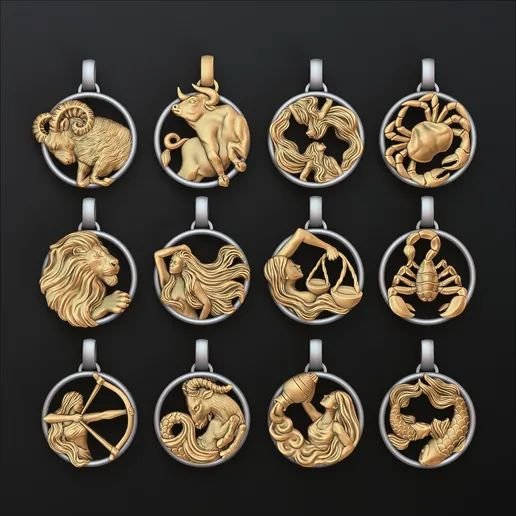 Zodiac Pendants